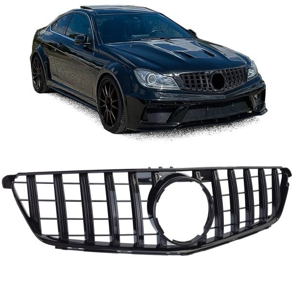 Performance gloss black grille for MERCEDES C-CLASS W204/S204/C204