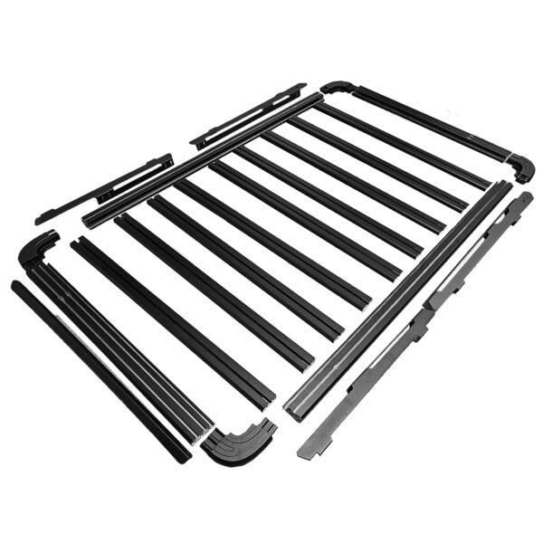 Aluminum roof rack (black) for VW T5 T6 T7 - Slika 2