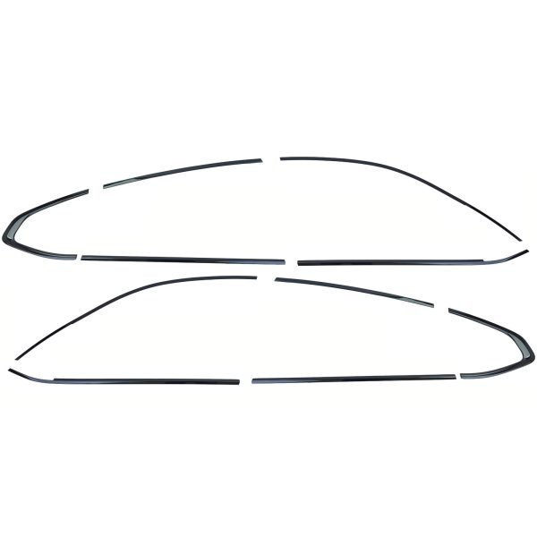 Shadow line gloss black trim set for BMW X4 G02 - Slika 2