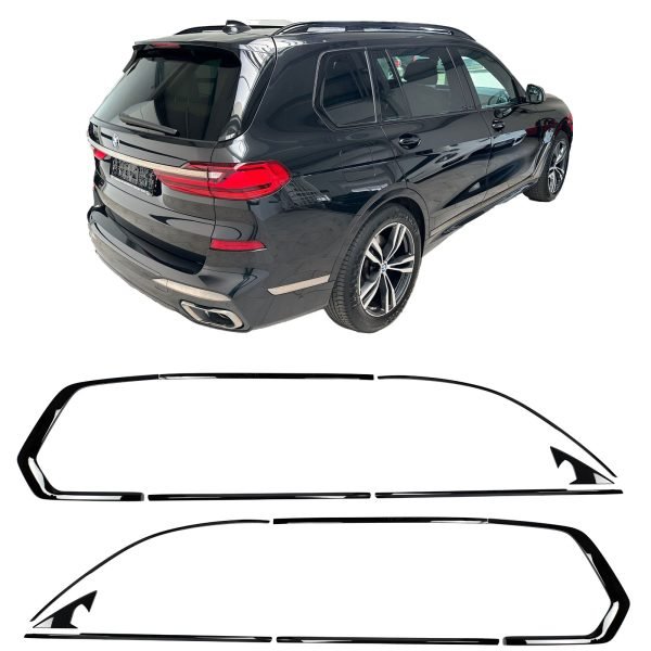Shadow line gloss black trim set for BMW X7 G07