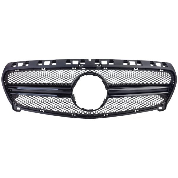 Sport gloss black grille for MERCEDES A-CLASS W176 - Slika 3
