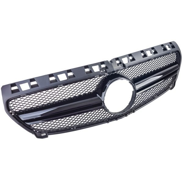 Sport gloss black grille for MERCEDES A-CLASS W176 - Slika 6