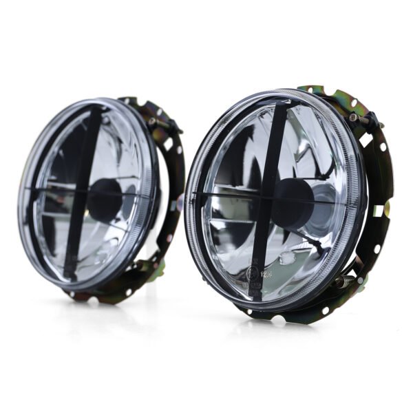 Headlights with Crosshair (Black Smoke) for VW Golf 1 + Cabrio 74-83 - Slika 6