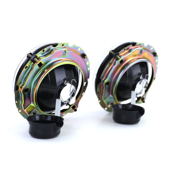 Headlights with Crosshair (Black Smoke) for VW Golf 1 + Cabrio 74-83 - Slika 3
