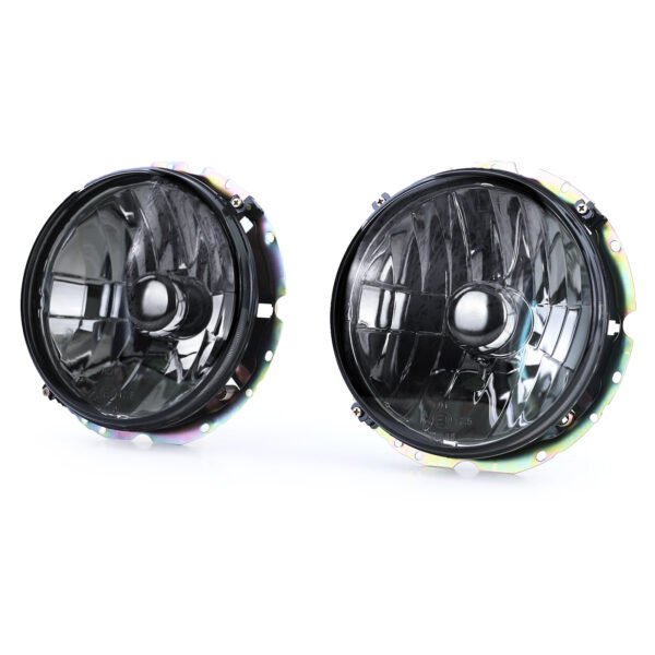 Headlights H4 (Black Smoke) for VW Golf 1 + Cabrio 74-83 - Slika 7