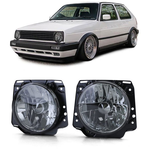 Headlights (smoke) for VW Golf 2 83-91