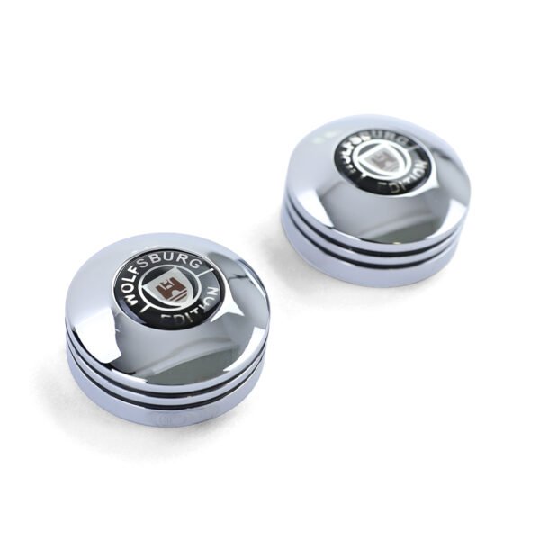 Wolfsburg Edition chrome mirror adjustment knobs for VW GOLF 3, VENTO and POLO - Slika 2