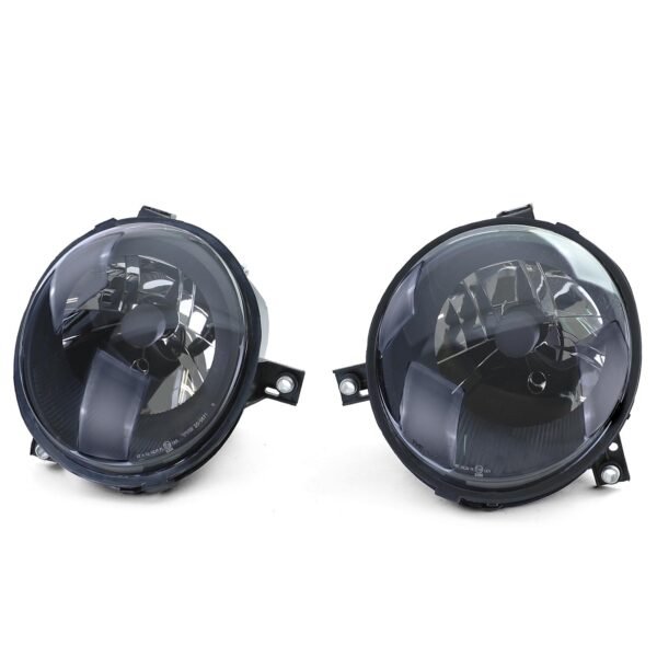 H4 clear glass black smoke fog light set for VW LUPO - Slika 2