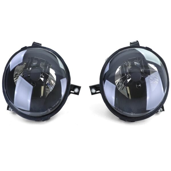 H4 clear glass black smoke fog light set for VW LUPO - Slika 5