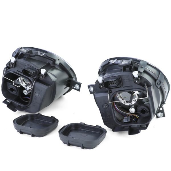 H4 clear glass black smoke fog light set for VW LUPO - Slika 7