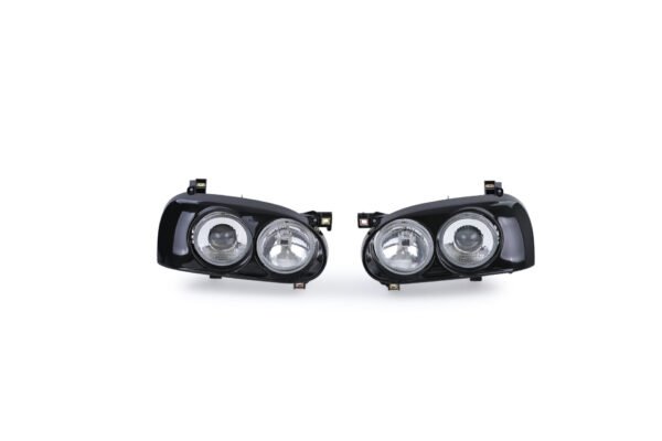 Double Headlights H1 H3 (Black) for VW Golf 3 91-97 - Slika 2