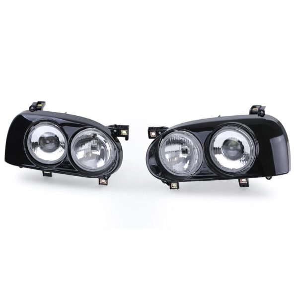 Double Headlights H1 H3 (Black) for VW Golf 3 91-97 - Slika 3