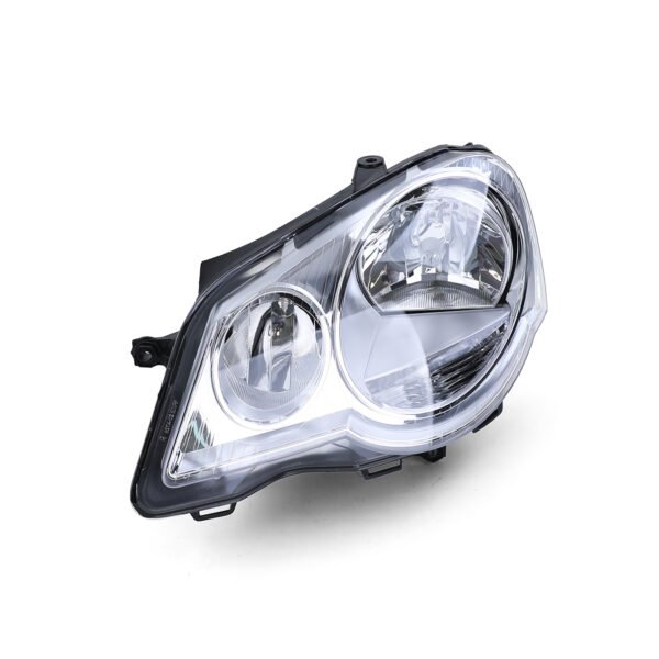 Left H7/H1 headlight with LWR motor for VW POLO 9N3 - Slika 4