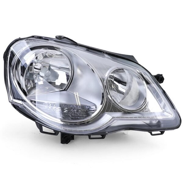 Right H7/H1 headlight with LWR motor for VW POLO 9N3