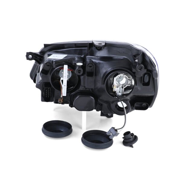 Right H7/H1 headlight with LWR motor for VW POLO 9N3 - Slika 5
