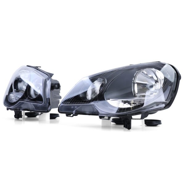 Black GTI Cup headlights for VW POLO 9N3 - Slika 2