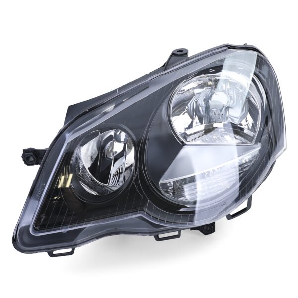 Black GTI Cup left headlight for VW POLO 9N3 - Slika 3