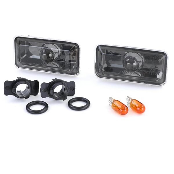 Clear glass black smoke side indicator set for VW GOLF 3, VENTO, and PASSAT - Slika 7