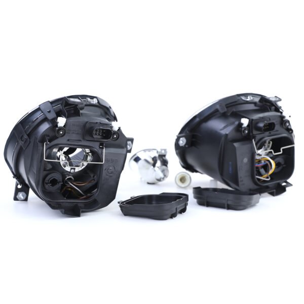 Black smoke clear glass headlights and indicators for VW LUPO - Slika 6