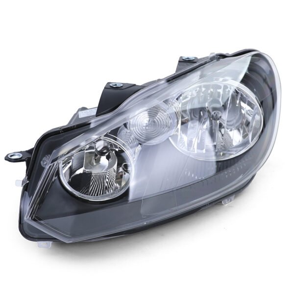 Left Headlight with LWR Motor (Black) for VW Golf 6 VI 1K 08-14 - Slika 2