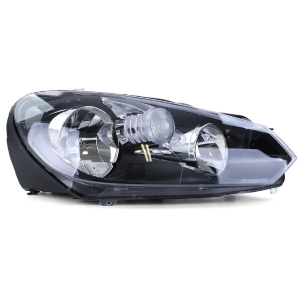 Right Headlight with LWR Motor (Black) for VW Golf 6 VI 1K 08-14 - Slika 2