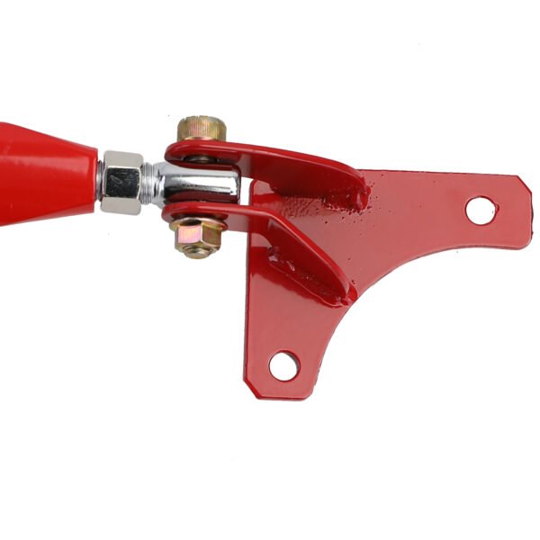Red aluminum adjustable strut brace for VW GOLF 4 and BORA - Slika 6