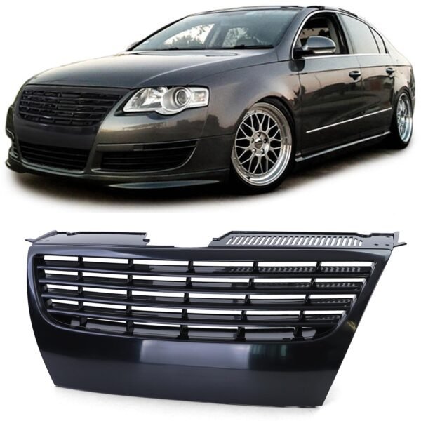 Sport black front radiator grille for VW PASSAT B6