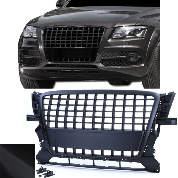 Sport matt black front grille for AUDI Q5 8R