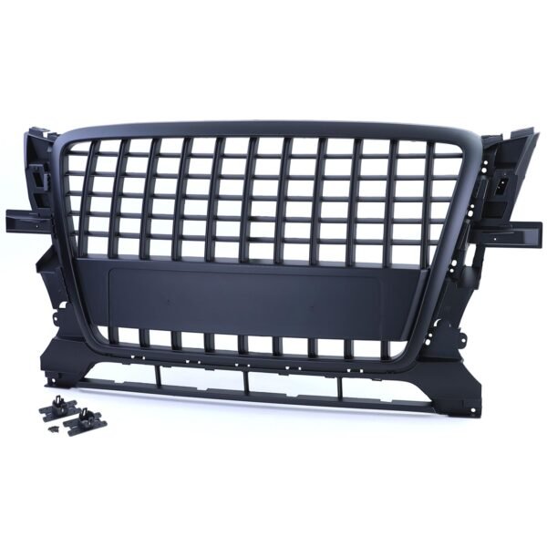 Sport matt black front grille for AUDI Q5 8R - Slika 2