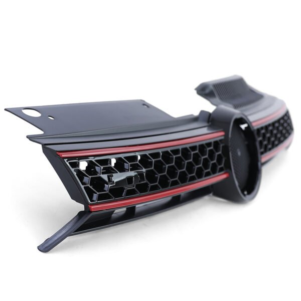 Grille black gloss with red strips for VW Golf 6 also GTI 08-13 - Slika 6
