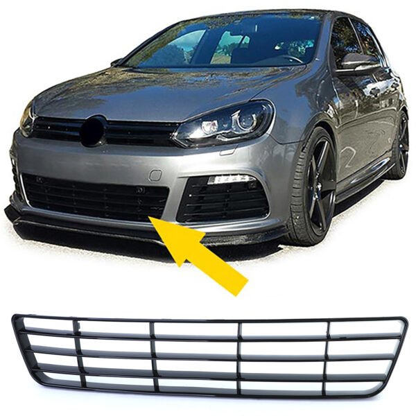 Bumper Grille for VW Golf 6 R20 bumper 08-12