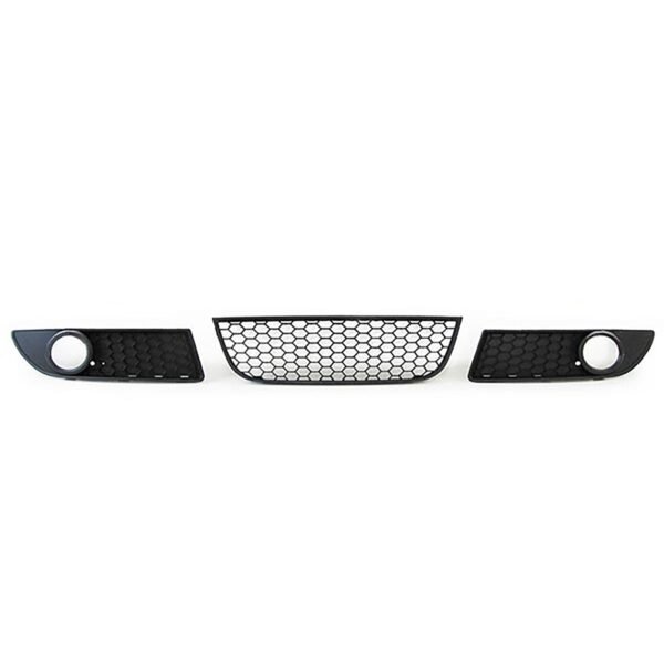 Honeycomb front radiator and fog light grilles for VW POLO 9N3 - Slika 2