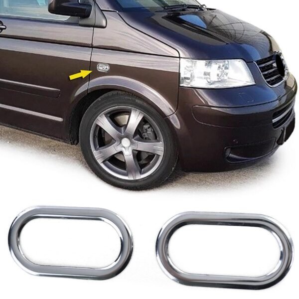 Side indicator frames stainless steel for VW T5 Golf 3 4 Seat Ibiza Ford Fiesta