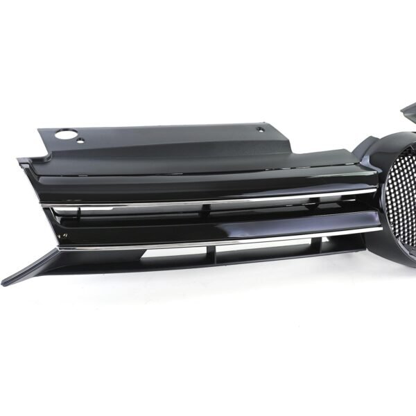 Grille (Black Gloss) with Chrome Strips for VW Golf 6 08-13 - Slika 5