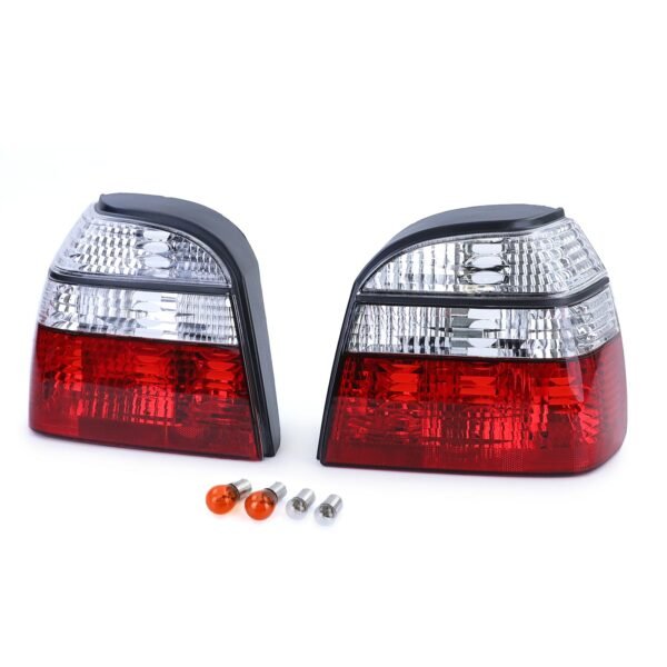 Tail lights (Red White) for VW Golf 3 Sedan Cabrio 91-97 - Slika 2