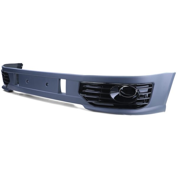 Front Bumper Spoiler Sportline + Fog Light Grille Gloss for VW T5.2 - Slika 2