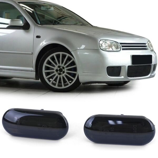 LED black smoke lightbar side indicator set for VW GOLF 3, GOLF 4, BORA, LUPO and UP!