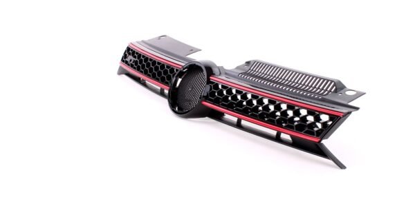Honeycomb Grille (Black Red) for VW Golf 6 also GTI 08-13 - Slika 2