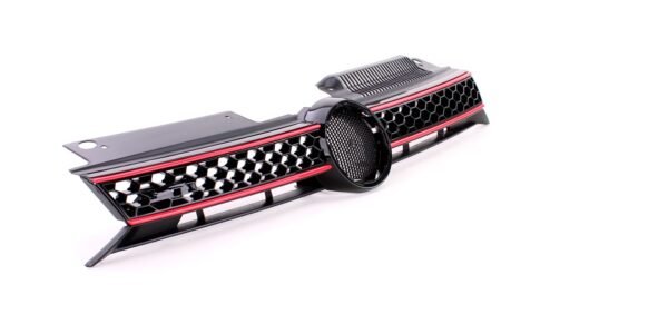 Honeycomb Grille (Black Red) for VW Golf 6 also GTI 08-13 - Slika 8