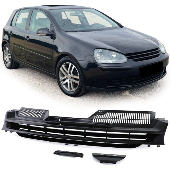 Grille without Emblem (Black) for VW Golf 5 03-09 not GTI
