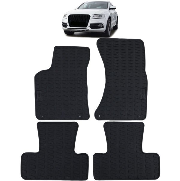 Premium rubber floor mats for AUDI Q5 8R