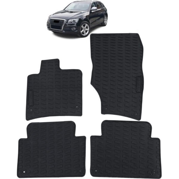 Premium rubber floor mats for AUDI Q7 4L