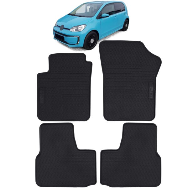 Premium rubber floor mats for VW UP!, ŠKODA CITIGO and SEAT MII