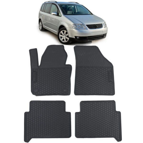 Premium rubber floor mats for VW TOURAN 1T