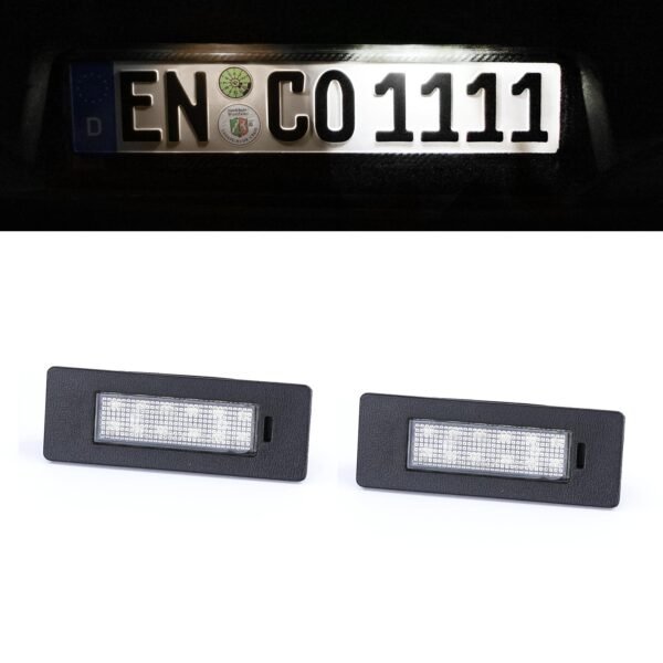 LED white 6000k license plate lights for AUDI A5 F5, Q2 GA and Q5