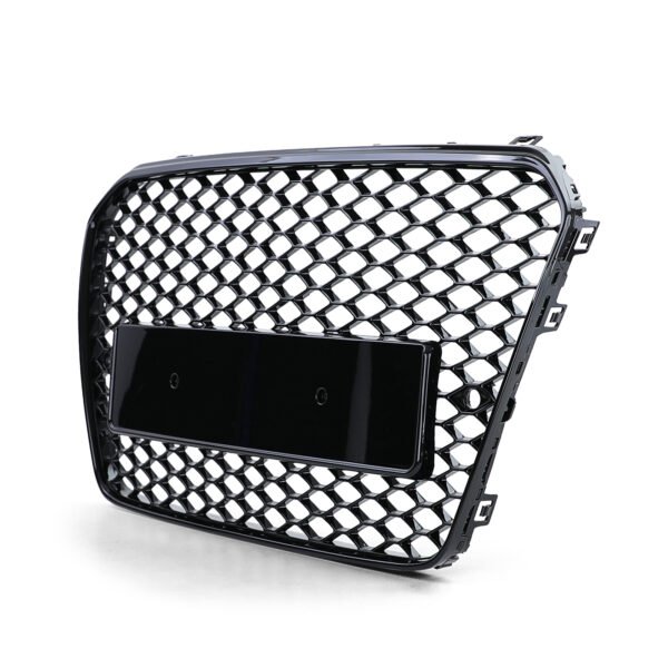 Sport black honeycomb front grille for AUDI A5 8T - Slika 2