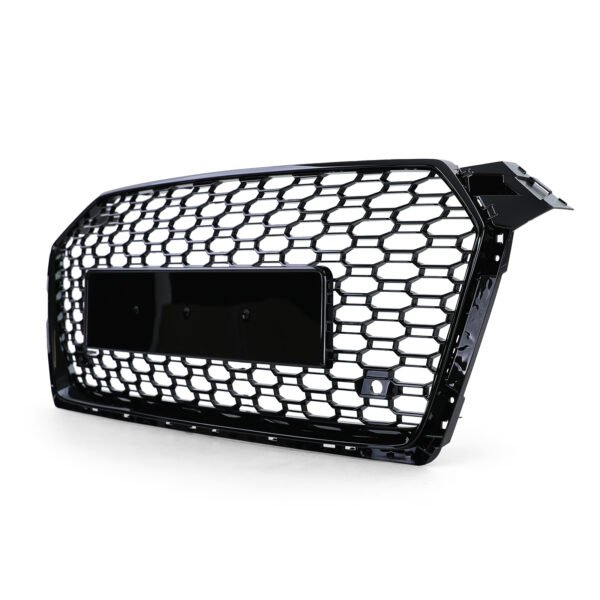 Sport gloss black honeycomb front grille for AUDI A5 F5 - Slika 5