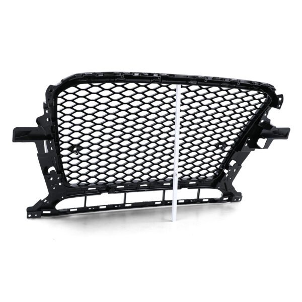 Sport gloss black honeycomb front grille for AUDI Q5 8R - Slika 7