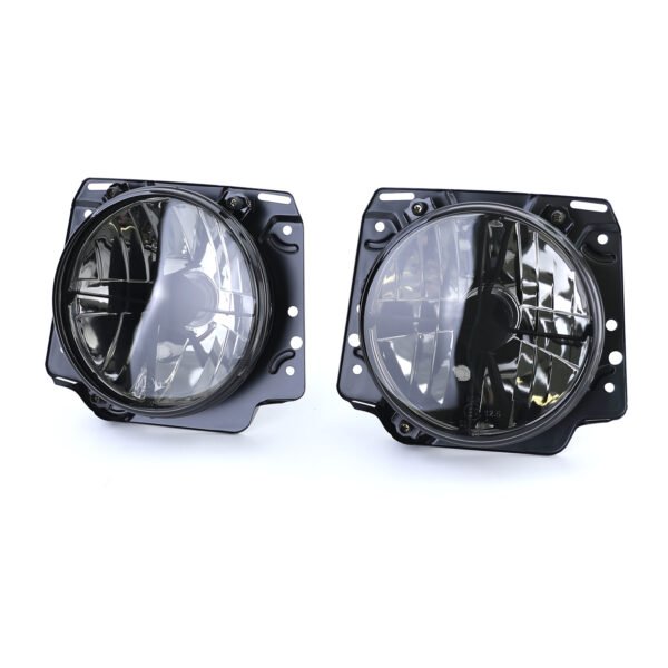Headlights with crosshair (Black Smoke) for VW Golf 2 83-91 - Slika 2