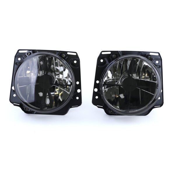 Headlights with crosshair (Black Smoke) for VW Golf 2 83-91 - Slika 6